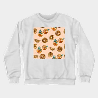Oranges Pattern Crewneck Sweatshirt